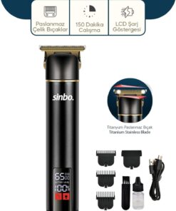 دستگاه ریش برش ناف سر/مو تیتانیوم برند Sinbo کد 1740251353