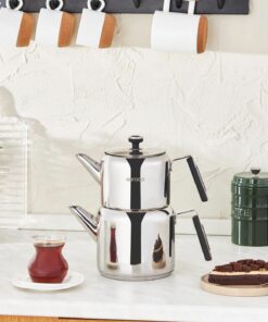 ست کتری لژدار فولادی برند Karaca کد 1738596210