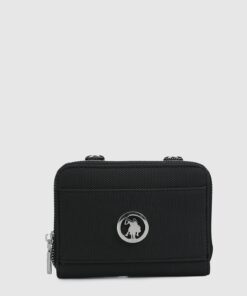کیف پول زنانه مشکی برند U.S. Polo Assn. کد 1740238992