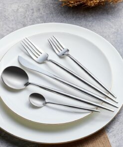 ست کارد, قاشق و چنگال 12نفره 60تکه پلاتینی سیاره مشتری برند Karaca کد 1740256575