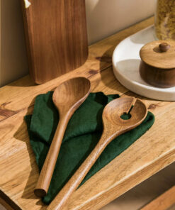 قاشق سرویس ست چوب قهوهای برند LC Waikiki کد 1740253686