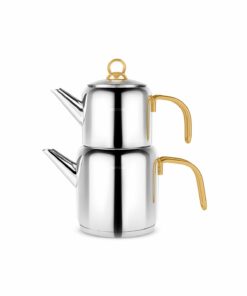 ست کتری لژدار mira جدید قد طلایی برند Karaca کد 1738596149