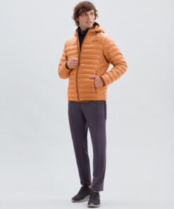 کاپشن قهوه‎ای مردانه ژاکت کلاه دار برند Skechers کد 1740270435