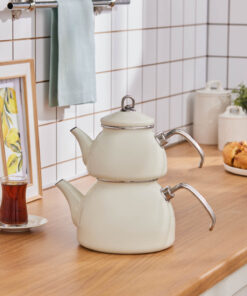 کرم ست کتری لعابی برند Karaca کد 1738596201