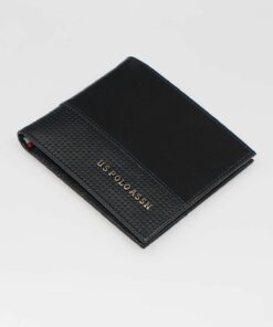 کیف پول سرمه ای مردانه چرم برند U.S. Polo Assn. کد 1738891753