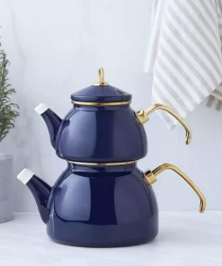 کتری لعابی سرمه ای برند Karaca کد 1738596265