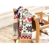 پتو آکریلیک سرمه ای قرمز کرم رنگ 130x170cm برند English Home کد 1738550597