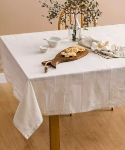 قلاب دوزی شده خطدار رومیزی 140x180cm برند LC Waikiki کد 1738587372