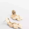 گوشواره سکه بافتنی فلزی برند MANGO کد 1740230780