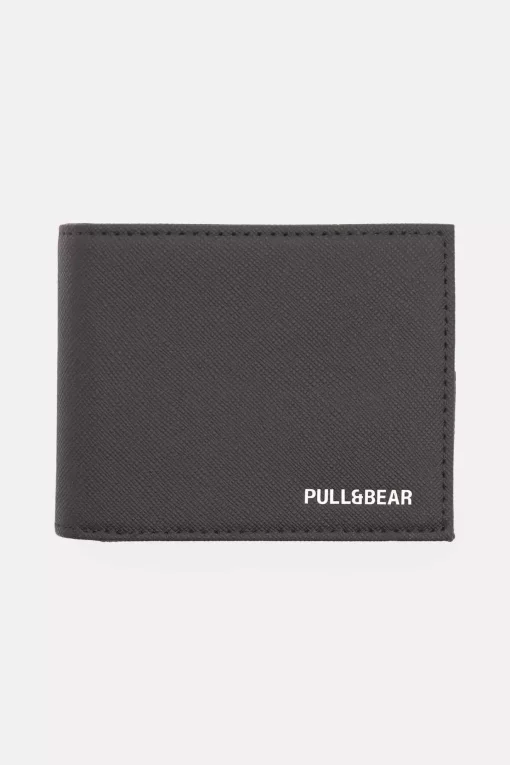 کیف پول چرم مصنوعی لوگو‎دار برند Pull & Bear کد 1738891888