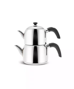 ست کتری جدید لژدار کوچک مشکی برند Karaca کد 1738596910
