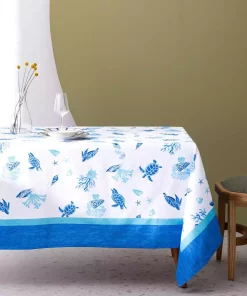 سفید ابی رومیزی قرنیه 150x250cm برند Madame Coco کد 1738586669