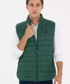 جلیقه سبز تیره مردانه برند U.S. Polo Assn. کد 1740223028