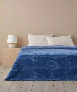پتو پنبه ای آبی برند English Home کد 1738550764