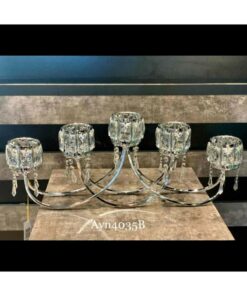 شمعدان افقی نقرهای کد 1741714923