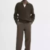 پلیور بافتنی 100پنبه ای برند Massimo Dutti کد 1742113385