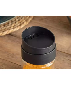 ست‎ادویه شیشه ای 212میلی لیتر خاکستری آنتراسیت برند English Home کد 1741827191