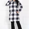 ژاکت کشباف سایز بزرگ پلار طوسی زنانه برند By Alba Collection کد 1742323867