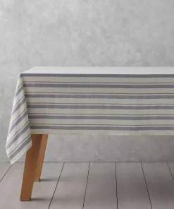 کرم پنبه آبی رومیزی موازی 140x200cm برند English Home کد 1741558324