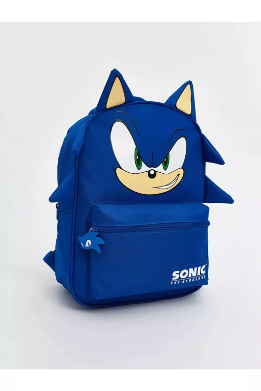 مدرسه پسرانه چاپی Sonic آبی کیف برند LC Waikiki کد 1742293272