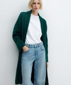 پالتوی بافتنی اوور سایز با جیب کد 1741961469