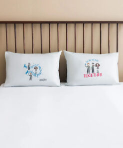 کشوی بالش دو عددی با طرح هری پاتر به رنگ خاکستری 50x70 سانتیمتر از برند LCW HOME کد 1741655528