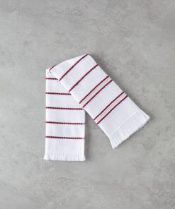 دستمال خشککن پشمی و پلی استر ۳۰x۵۰ سانتیمتری رنگ bordo کد 1742352664