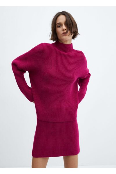 پلیور با یقه گرد بافتنی کد 1741975928