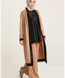 ست سهتکه با زینت شماره 3366-03 رنگ بژ کد 1742364723