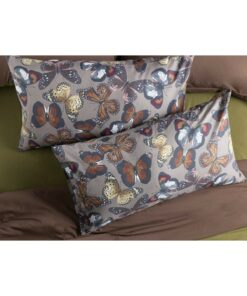 بالشت و رویه پنبه ای قهوهای 50*90 سانتی متر پاپیلون ها برند English Home کد 1740979334