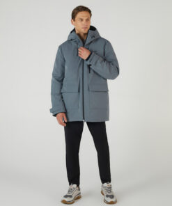 جاکت مردانه مOuterwear پوششدار رنگ خاکستری مدل S242049-003 کد 1742105533