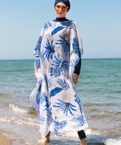 ما pico P2103 با طرح برگ بر روی مایو پوشاننده (تستتور) کفتان کیمونو است. کد 1742053865