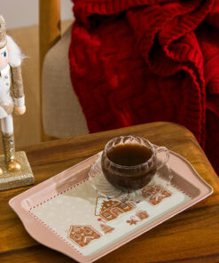 سینی فلزی سال جدید روشن قهوهای 25cm برند LC Waikiki کد 1740969433