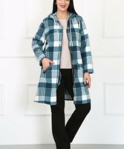 ژاکت زنانه هاکی پلاری سایز بزرگ کد 1742323873