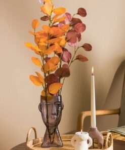 گلدان صورت شیشه ای طراحی شکل‎دار خاکستری آنتراسیت روشن 24cm برند LC Waikiki کد 1740995469