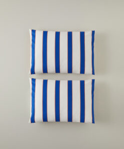 بالشت و رویه راهراه سورمه ای-نارنجی برند English Home کد 1740982034