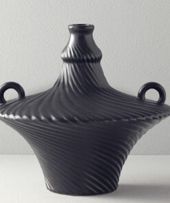 گلدان سرامیک خاکستری آنتراسیت برند English Home کد 1740996970