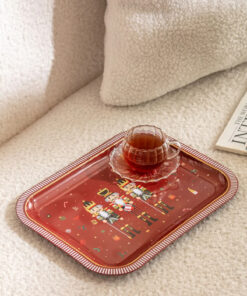 سینی خانه فلزی چاپی سرباز سربی قرمز 25x30cm برند LC Waikiki کد 1740970569