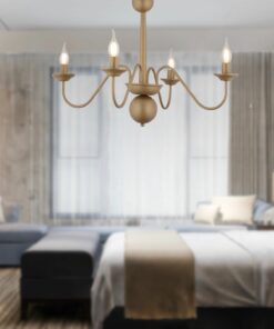 چراغ آویز مدرن با کلاه و رنگ‌های کهنه برای اتاق نشیمن و خواب کد 1742411468