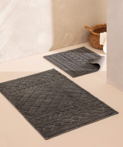 پاسپوش حمام 2 تایی - رنگ آنتراسیت - ابعاد 60x100 سانتیمتر کد 1742151137