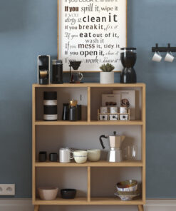 کابینت چندمنظوره قهوه‌ای میلان با قفسه کد 1742165472