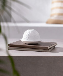 شمع-holder دکوراتيو با LED از جنس ریون - سفید کد 1741711267