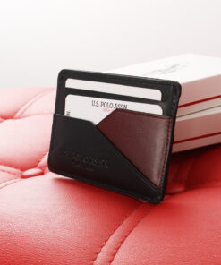 کارت‌گیر چرم طبیعی سیاه U.S. POLO ASSN. مدل 7637 کد 1741714932