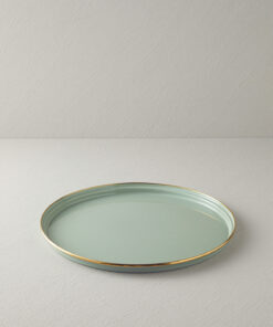 سینی گرد لعابی نعنایی رنگ روشن ایسیدور 33cm برند English Home کد 1740970570