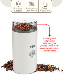 SCM-2934 دستگاه قهوه و ادویه‌جات آسیاب کن کد 1741583524