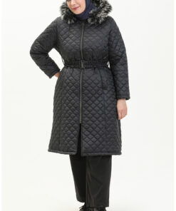 کت تک بزرگ با پشم و پاندو کد 6047-02 رنگ سرمهای کد 1742262784