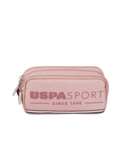 مداد رنگی مدرسه و کیف مداد صورتی کد 1741918328