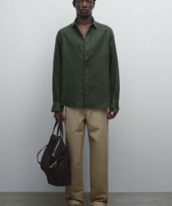 پیراهن ۱۰۰% کتان سبک کد 1742291466