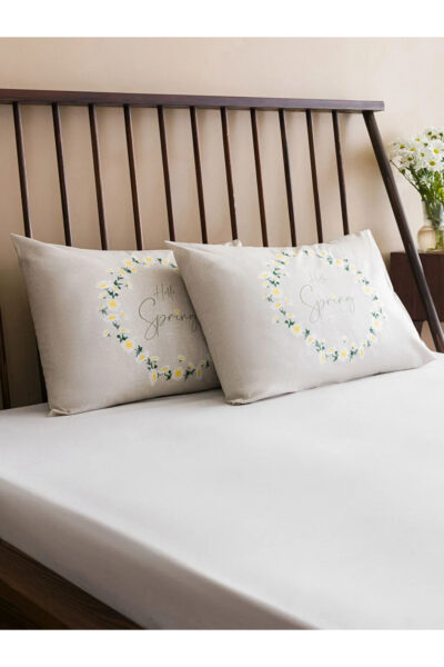 بالش‌کلاهی با طرح مختلط LCW HOME بسته 2 عددی سایز 50x70 سانتی‌متر کد 1741656069