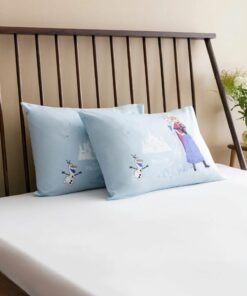 بالشت و رویه بچه گانه کودک چاپی آبی 50x70cm یخ زده برند LC Waikiki کد 1740978488